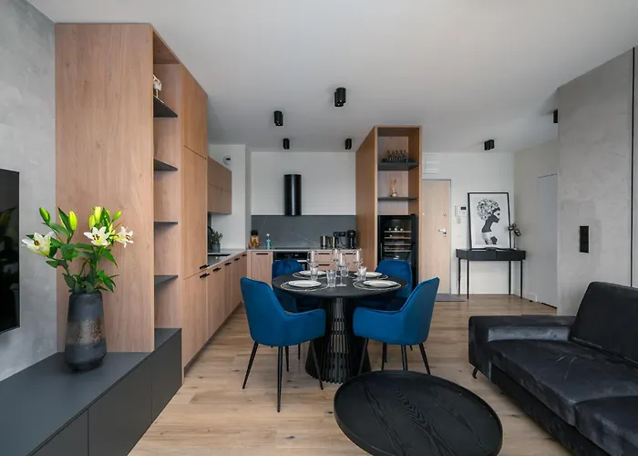 View Apartment, Free Underground Parking, Square 6 Min Apartment Breslau